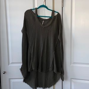 Free People High-Low Cold Shoulder Tunic